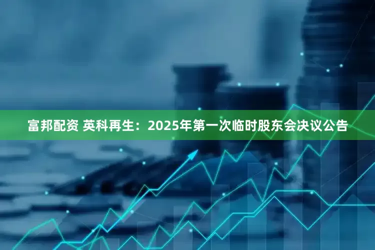 富邦配资 英科再生：2025年第一次临时股东会决议公告